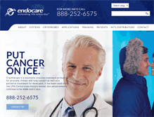 Tablet Screenshot of endocare.com